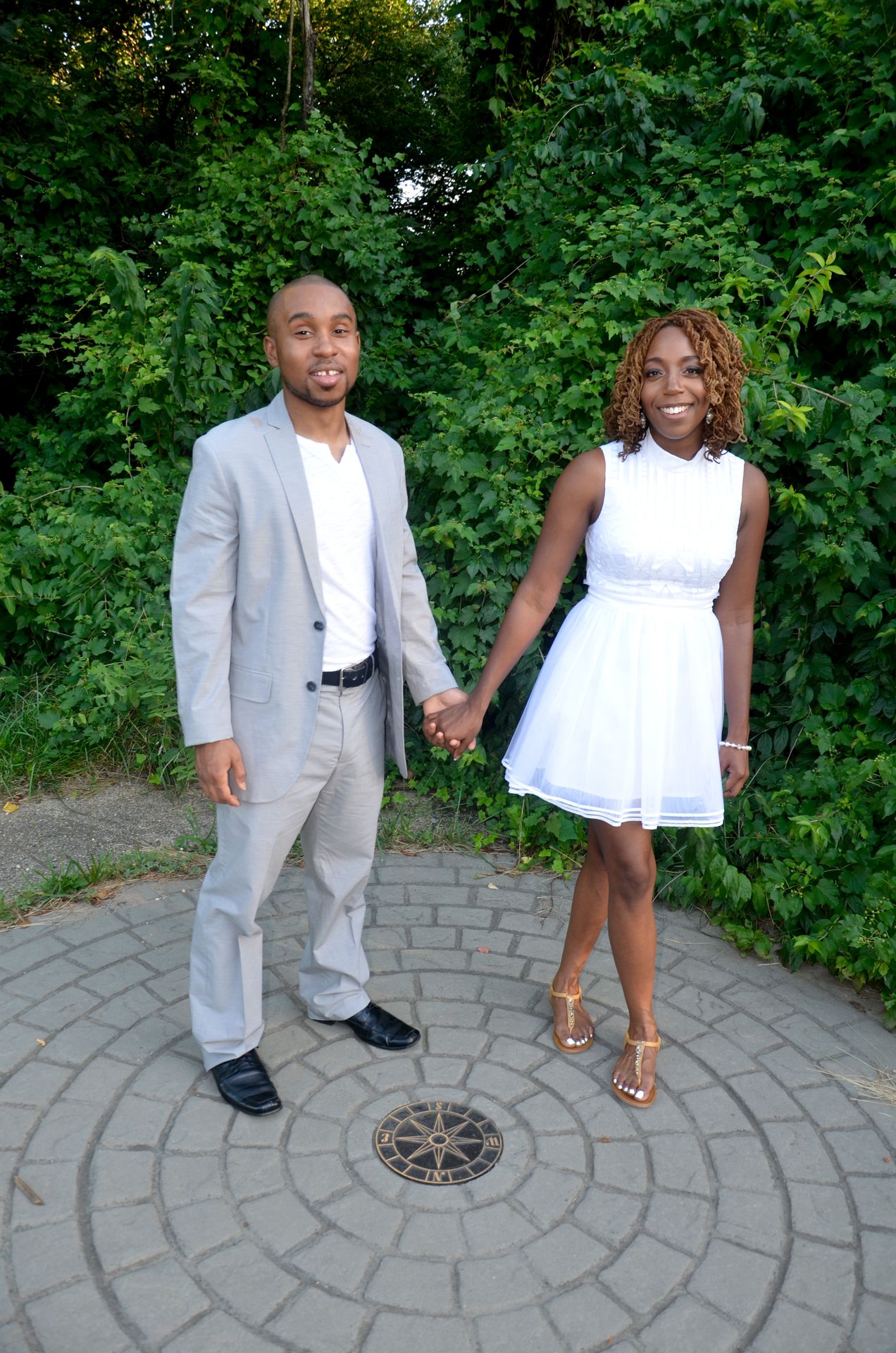 couple holding hands